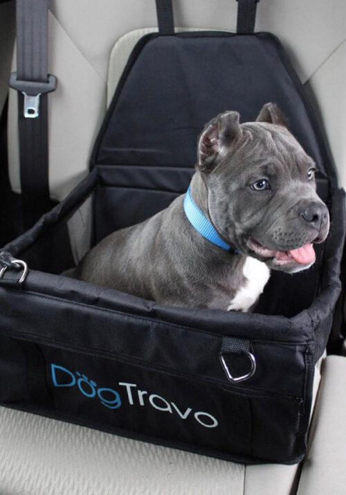 DogTravo™ Dog Car Seat – Travel Booster for Small & Medium Dogs